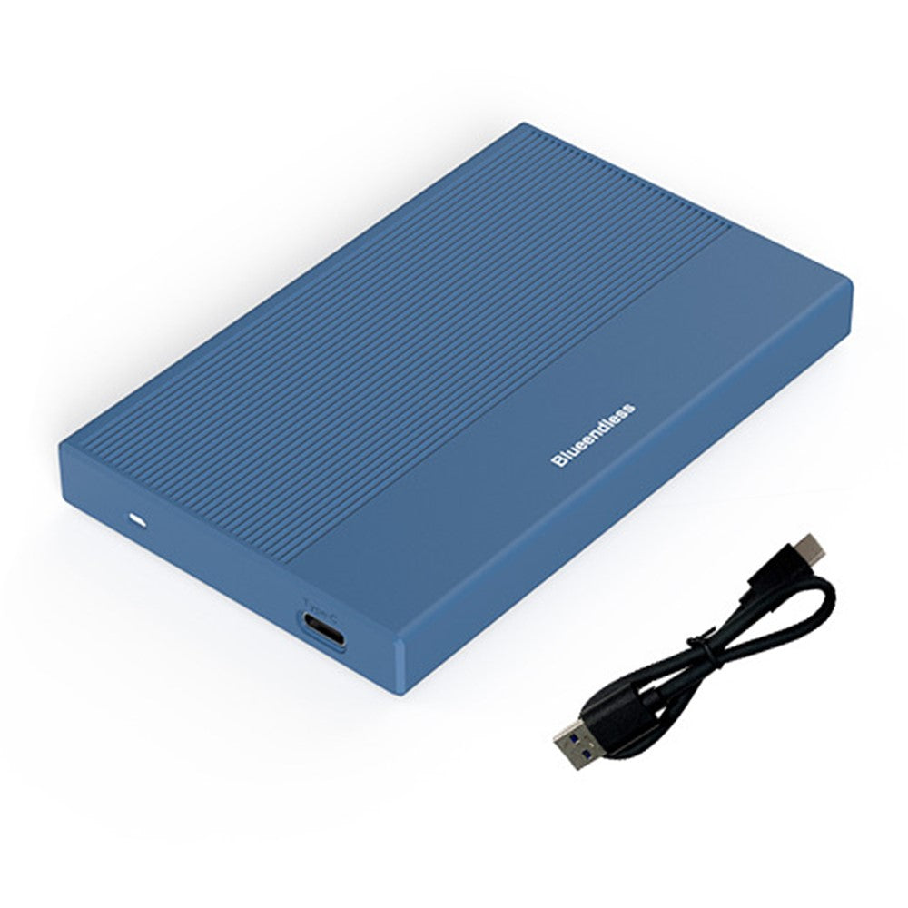 BLUEENDLESS MR23G 2.5 Inch SATA Hard Drive Enclosure USB 3.0 Type-C External HDD SSD Case for Laptop PC TV PS4 Router
