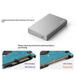BLUEENDLESS U23Q Tyk Version 2.5 Tommer Harddisk Kabinet USB3.0 5Gbps Type-C Understøtter 12.5 / 15mm Drev Op til 4TB