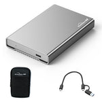 BLUEENDLESS U23Q Slim Version 2,5-tums hårddiskkabinett USB 3.0 5 Gbps Typ-C Stöder 7/9,5 mm-diskar upp till 4 TB