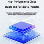 BLUEENDLESS U23Q Slim Version 2,5-tums hårddiskkabinett USB 3.0 5 Gbps Typ-C Stöder 7/9,5 mm-diskar upp till 4 TB
