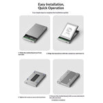 BLUEENDLESS U23Q Slim Version 2,5-tums hårddiskkabinett USB 3.0 5 Gbps Typ-C Stöder 7/9,5 mm-diskar upp till 4 TB