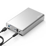BLUEENDLESS U35Q USB 3.0 Type-B 3.5 Inch SATA Hard Drive Enclosure 20TB Capacity Aluminum Passive Cooling for Desktop