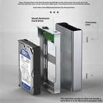 BLUEENDLESS U35Q USB 3.0 Type-B 3.5 Inch SATA Hard Drive Enclosure 20TB Capacity Aluminum Passive Cooling for Desktop