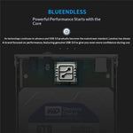 BLUEENDLESS U35Q USB 3.0 Type-B 3.5 Inch SATA Hard Drive Enclosure 20TB Capacity Aluminum Passive Cooling for Desktop