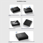 BLUEENDLESS DB2804U4 4-Bay M.2 NVMe SSD Enclosure USB4 40Gbps 32TB Capacity Aluminum RAID Support