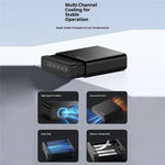 BLUEENDLESS DB2804U4 4-Bay M.2 NVMe SSD Enclosure USB4 40Gbps 32TB Capacity Aluminum RAID Support