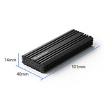 BLUEENDLESS M6NA M.2 NVMe SSD Enclosure USB3.2 Gen2x2 20Gbps Aluminum Alloy External Hard Drive Case for 8TB SSD