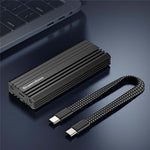 BLUEENDLESS M6NA M.2 NVMe SSD Enclosure USB3.2 Gen2x2 20Gbps Aluminum Alloy External Hard Drive Case for 8TB SSD