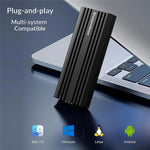 BLUEENDLESS M6NA M.2 NVMe SSD Enclosure USB3.2 Gen2x2 20Gbps Aluminum Alloy External Hard Drive Case for 8TB SSD