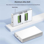 BLUEENDLESS U35KS aluminiumslegering 3,5 tommer harddisk kabinet SAS / SATA understøtter USB 5Gbps op til 20TB til stationær HDD SSD
