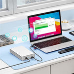 BLUEENDLESS U35KS aluminiumslegering 3,5 tommer harddisk kabinet SAS / SATA understøtter USB 5Gbps op til 20TB til stationær HDD SSD