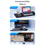 BLUEENDLESS HD07S Dual-Bay Hard Drive Dock 2.5 / 3.5 Inch SATA / SAS HDD / SSD 10Gbps USB3.2 12V / 4A 40TB Capacity