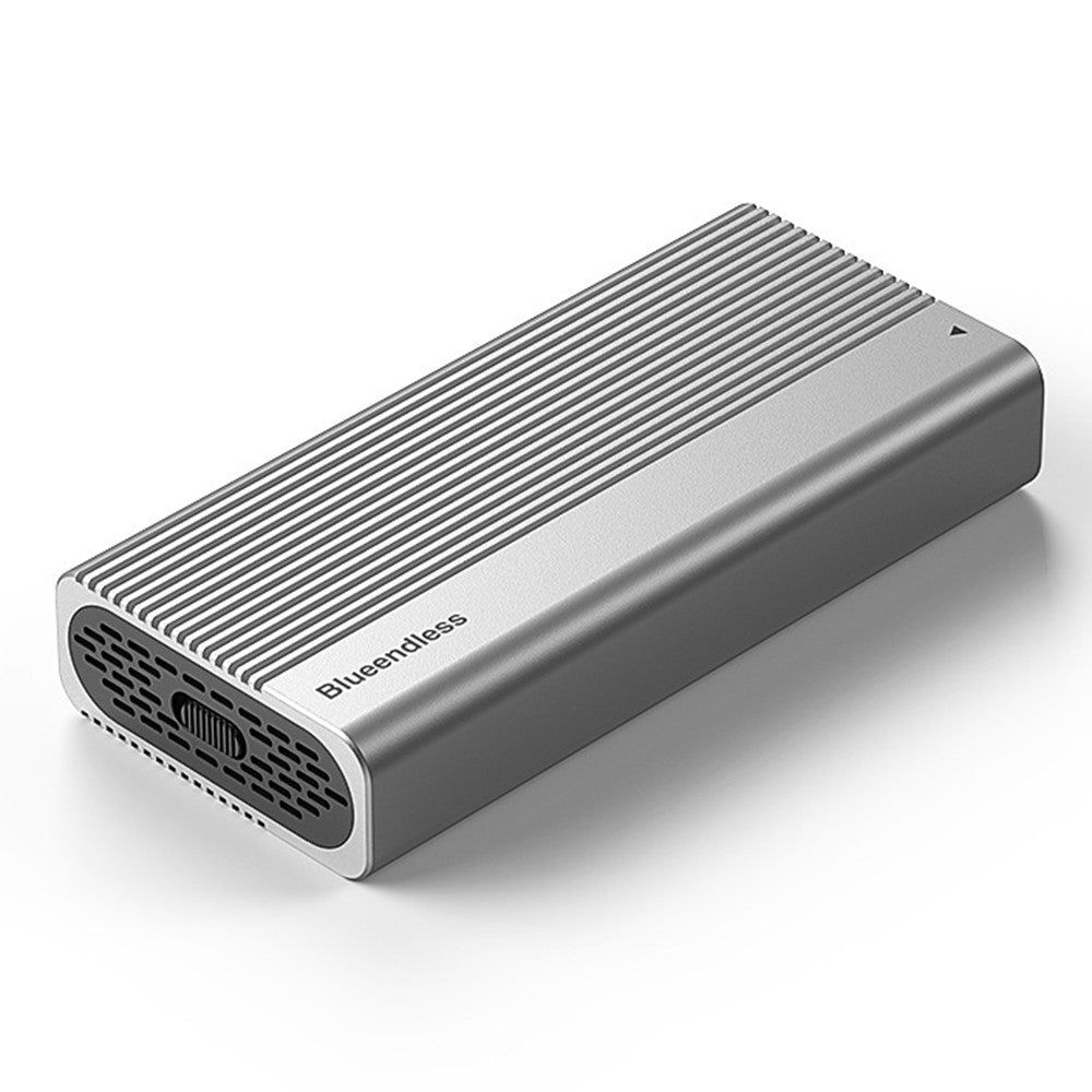 BLUEENDLESS M280U4C USB4 M.2 NVMe SSD Kabinet 40Gbps Turbofan-køling Aluminiumslegering til Thunderbolt 3 / 4 Bærbar