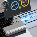BLUEENDLESS M280U4C USB4 M.2 NVMe SSD Kabinet 40Gbps Turbofan-køling Aluminiumslegering til Thunderbolt 3 / 4 Bærbar
