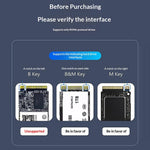 BLUEENDLESS M280U4C USB4 M.2 NVMe SSD Kabinet 40Gbps Turbofan-køling Aluminiumslegering til Thunderbolt 3 / 4 Bærbar