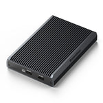BLUEENDLESS DB280A3 Dual-Bay M.2 NVMe / SATA RAID Enclosure 20Gbps Hardware RAID Offline Clone for Laptop Phone Tablet