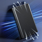 BLUEENDLESS Dobbelt Bay M.2 NVMe Kabinet 10Gbps USB3.2 Gen1 Ekstern SSD Kabinet til Telefon Tablet Spillekonsol