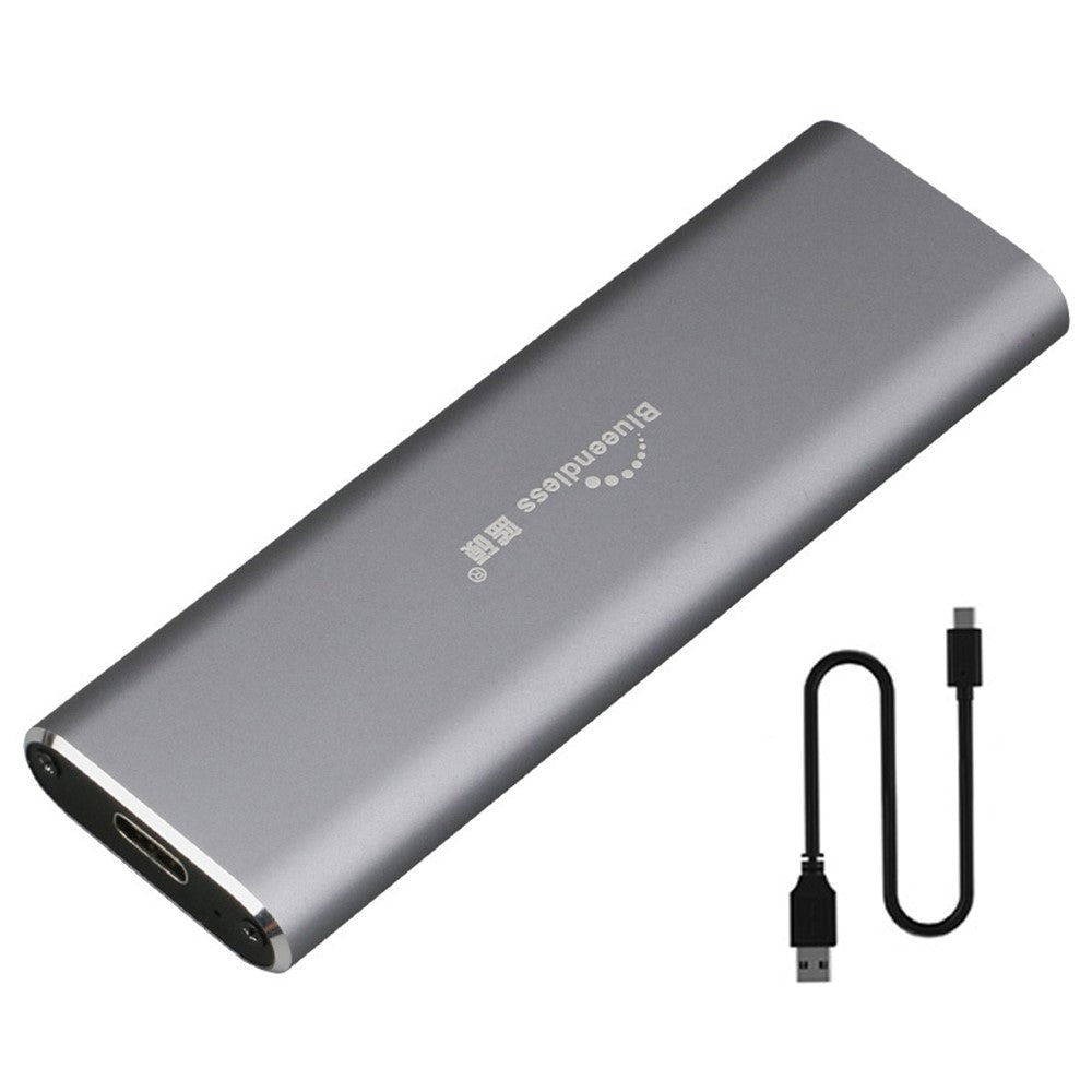 BLUEENDLESS D2802N M.2 NVMe SSD-kabinet JMS583-controller 10 Gbps USB 3.1 Gen2 Type-C ekstern harddiskboks