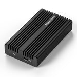 BLUEENDLESS DM280U4F USB4 Hard Drive Enclosure 40Gbps M.2 NVMe SSD External Case with Aluminum Fin Heat Sink