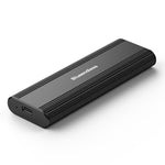 BLUEENDLESS DM2821SN M.2 SSD Enclosure Dual Protocol NVMe SATA USB 3.2 Gen2 10Gbps Passive Cooling External Hard Drive Case