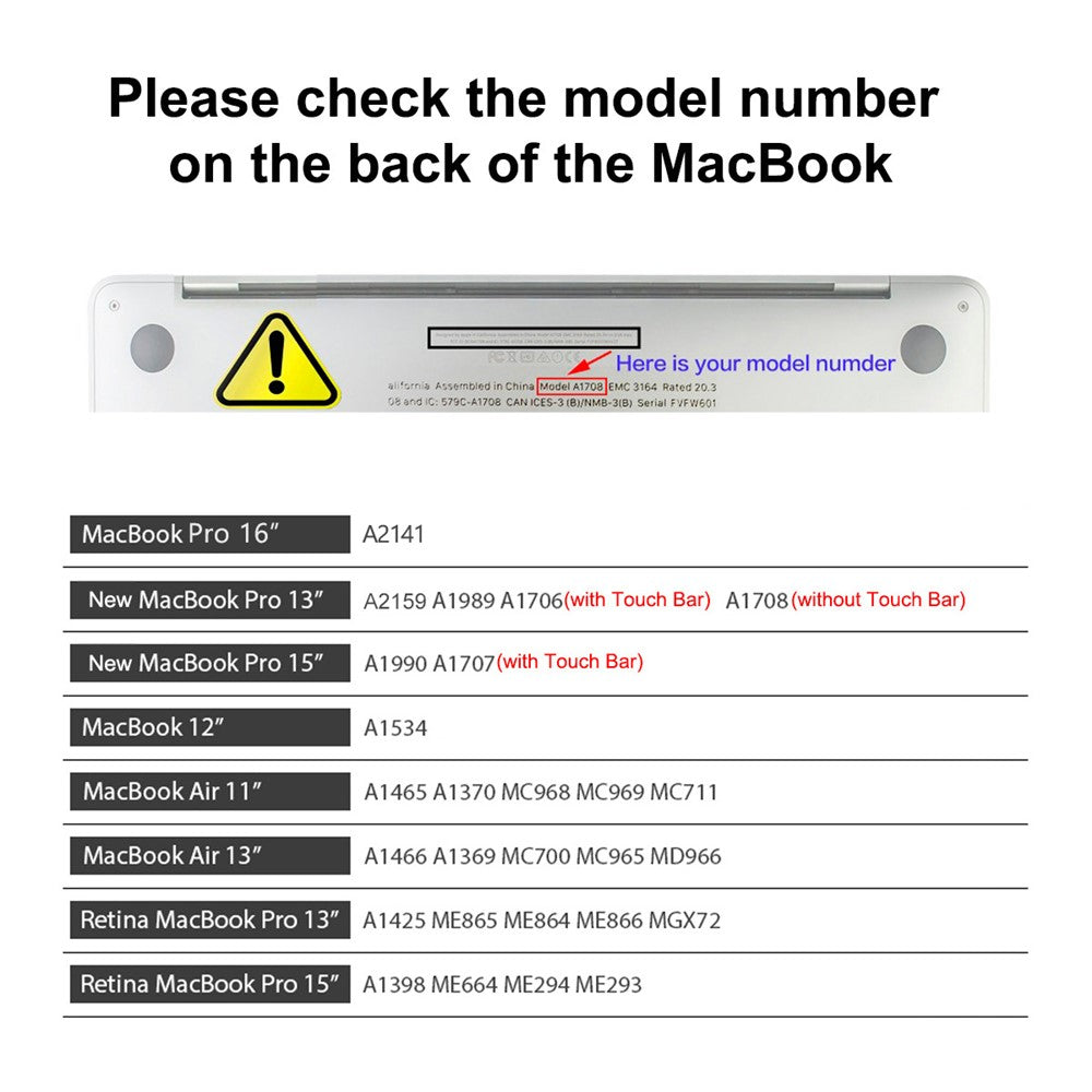 ENKAY HAT PRINCE [US Version] Ultratynd beskyttende TPU-tastaturfilm til MacBook Pro 16-tommer (2019) (A2141)