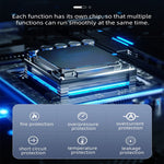 TC66 6-in-1 Laptop Stand Docking Station USB-C Hub Fast Charging Laptop Riser Folding Tablet Bracket for MacBook Pro