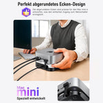 LEMORELE TC800 9-i-1 USB-C-hubb för Mac Mini M4/M4 Pro USB TF SD-kort 10 Gbps M.2 NVMe SSD-kortplats Dubbel 4K 60Hz expansionsdocka