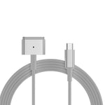 D036 1,8 m USB-C han til kompatibel med MagSafe 2 opladningskabel 100W PD hurtigopladningskabel til MacBook Air / Pro 2012-2016
