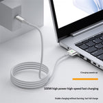 D036 1,8 m USB-C han til kompatibel med MagSafe 2 opladningskabel 100W PD hurtigopladningskabel til MacBook Air / Pro 2012-2016