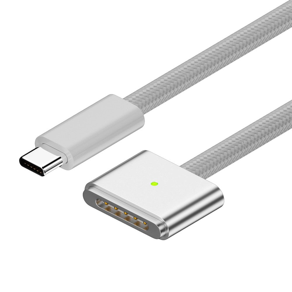 D038 2m USB-C till kompatibel med MagSafe 3 laddningskabel 140W PD snabbladdningskabel för MacBook Pro 14/16 tum/Air M2/M3