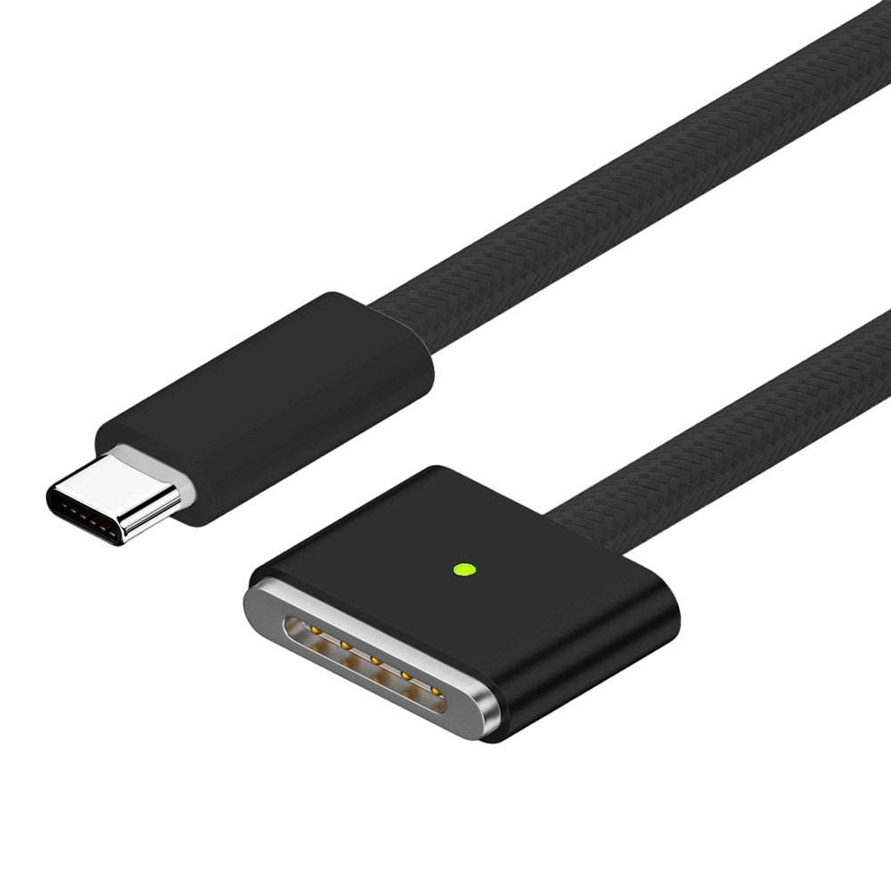 D038 2m USB-C till kompatibel med MagSafe 3 laddningskabel 140W PD snabbladdningskabel för MacBook Pro 14/16 tum/Air M2/M3