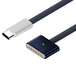 D038 2m USB-C till kompatibel med MagSafe 3 laddningskabel 140W PD snabbladdningskabel för MacBook Pro 14/16 tum/Air M2/M3