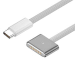 D038 2m USB-C till kompatibel med MagSafe 3 laddningskabel 140W PD snabbladdningskabel för MacBook Pro 14/16 tum/Air M2/M3