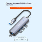 LDNIO DS-114U USB-A to 4xUSB3.0 Hub Adapter 5Gbps High Speed Aluminum Alloy Docking Station for Laptop PC