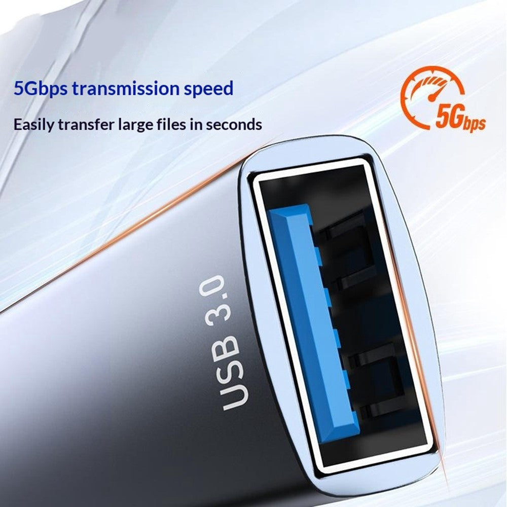 LDNIO DS-134U USB-A to 4-Port USB 3.0 Hub with 10cm Cable 5Gbps High Speed Data Transfer Adapter