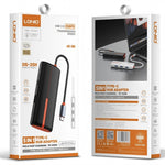 LDNIO DS-25H Type-C Hub 5-in-1 HD 4K 30Hz PD 100W Fast Charging 3 USB3.0 Splitter Adapter