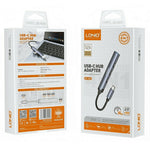 LDNIO DS-34U 4 in 1 USB-C Hub Type-C to USB 3.0 + 3 USB 2.0 Adapter for Laptop Desktop