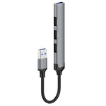 LDNIO DS-44U 4 in 1 USB Hub USB 3.0 + 3 USB 2.0 Adapter 5Gbps High Speed Splitter