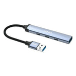 LDNIO DS-74U 4 in 1 Hub USB-A to USB 3.0 5Gbps + 3 Type-C 2.0 Adapter for Laptop PC