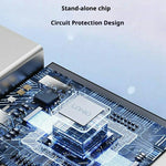 LDNIO DS-74U 4 in 1 Hub USB-A to USB 3.0 5Gbps + 3 Type-C 2.0 Adapter for Laptop PC
