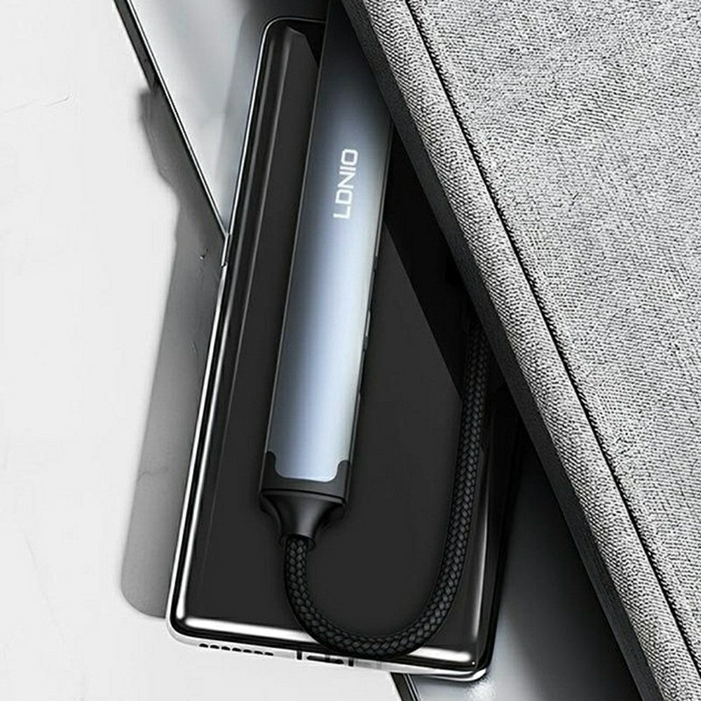 LDNIO DS-74U 4 in 1 Hub USB-A to USB 3.0 5Gbps + 3 Type-C 2.0 Adapter for Laptop PC