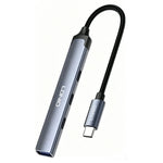 LDNIO DS-74C 4 in 1 USB-C Hub USB 3.0 + 3x Type-C 2.0 Adapter for Laptop Tablet Phone