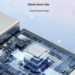 LDNIO DS-74C 4 in 1 USB-C Hub USB 3.0 + 3x Type-C 2.0 Adapter for Laptop Tablet Phone