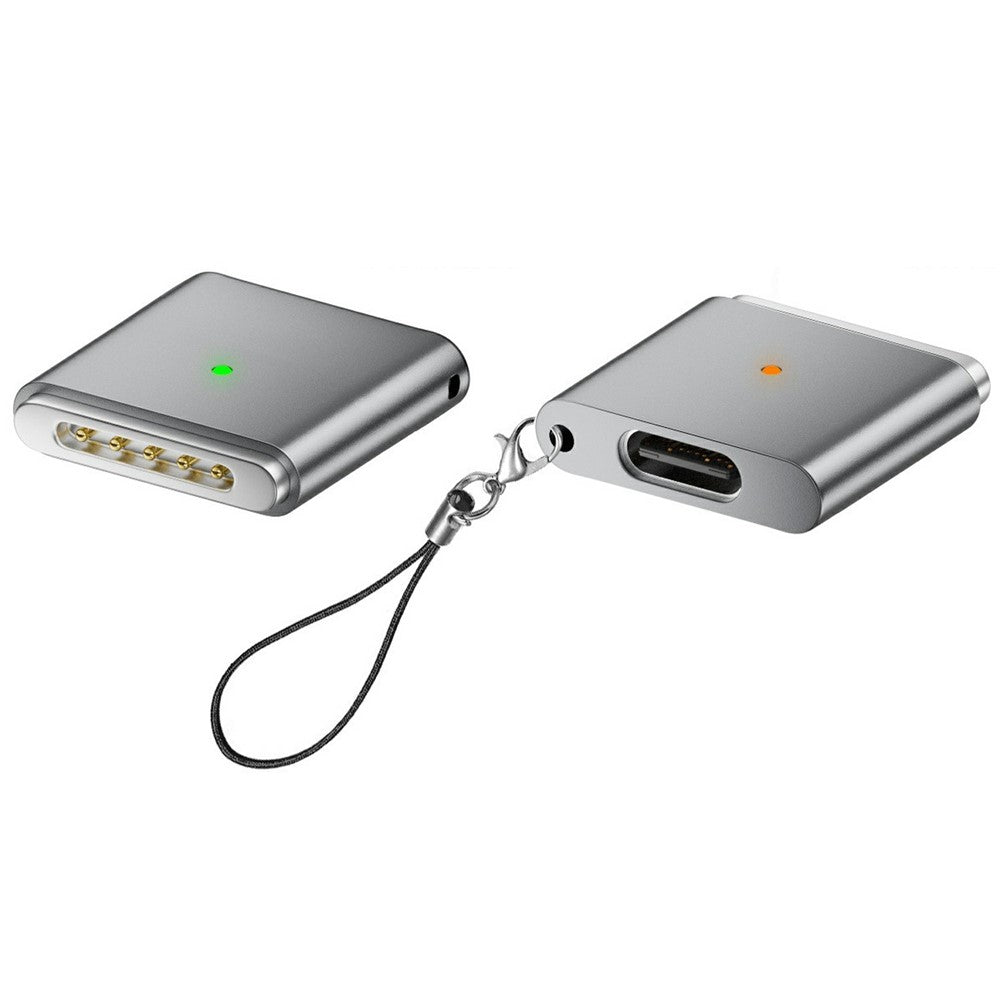 AP3-100T USB-C hona till kompatibel med MagSafe 3 hane magnetisk adapter 100W PD snabbladdningsomvandlare för MacBook Pro/Air