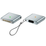AP3-100T USB-C hona till kompatibel med MagSafe 3 hane magnetisk adapter 100W PD snabbladdningsomvandlare för MacBook Pro/Air