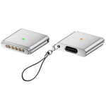AP3-100T USB-C hona till kompatibel med MagSafe 3 hane magnetisk adapter 100W PD snabbladdningsomvandlare för MacBook Pro/Air