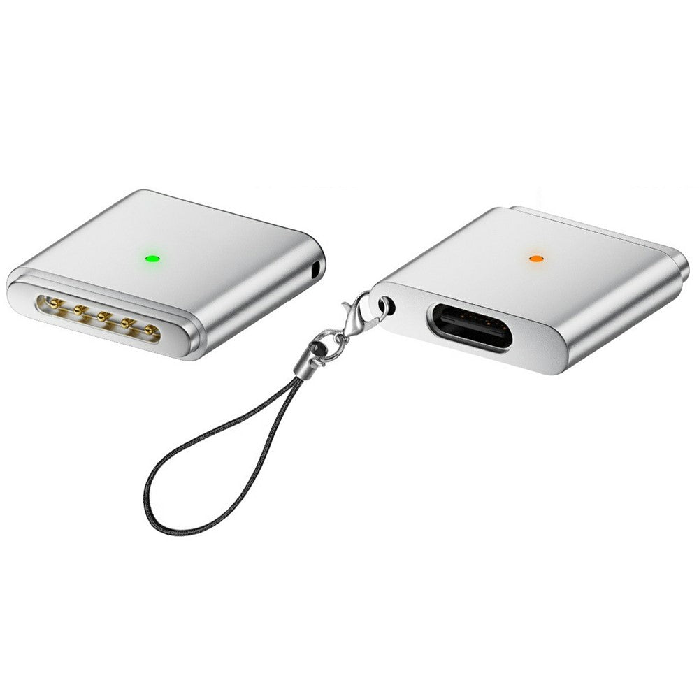 AP3-100T USB-C hona till kompatibel med MagSafe 3 hane magnetisk adapter 100W PD snabbladdningsomvandlare för MacBook Pro/Air