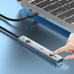 YCE V323 5-in-1 AI Voice Hub Type-C to 3 USB 2.0 Translator 146 Languages Real-time Translation