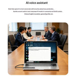 YCE V323 5-in-1 AI Voice Hub Type-C to 3 USB 2.0 Translator 146 Languages Real-time Translation