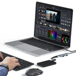 YCE V323 5-in-1 AI Voice Hub Type-C to 3 USB 2.0 Translator 146 Languages Real-time Translation